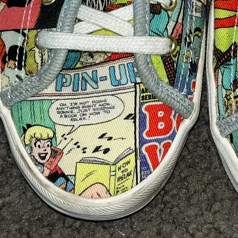 BETTY and VERONICA X KEDS LIMITED. KICKSTART SNEAKERS RIVERDALE ARCHIE JUGHEAD 9
